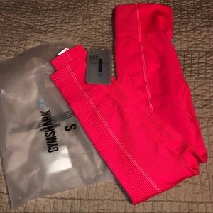 NWT Gymshark Ultra Seamless Leggings Pink